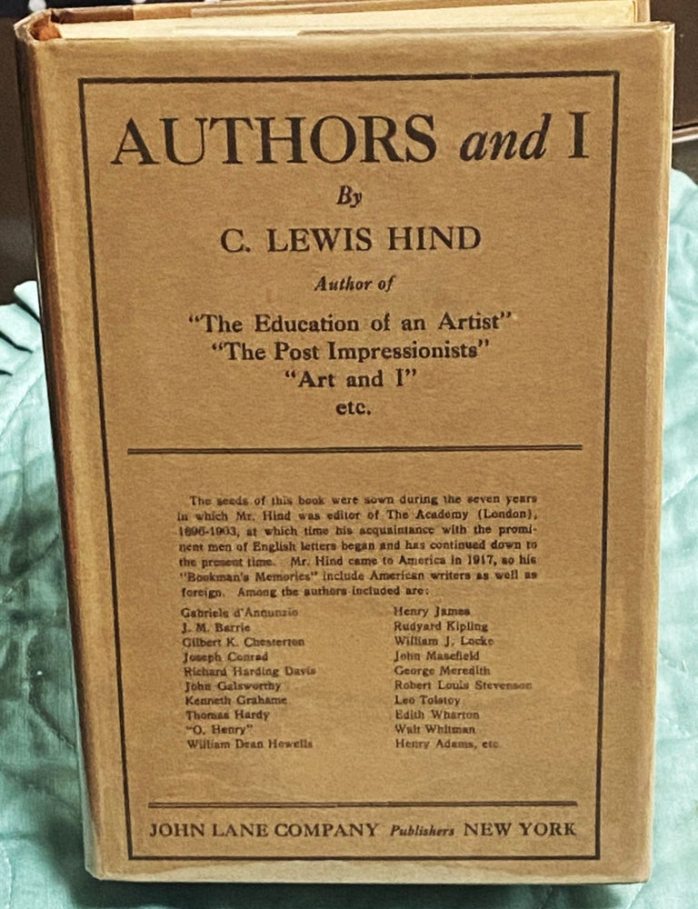 Item #74772 Authors and I. C. Lewis Hind.