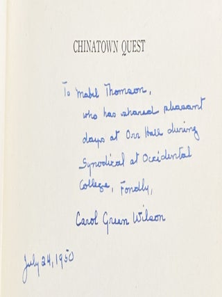 Chinatown Quest, The Life Adventures of Donaldina Cameron