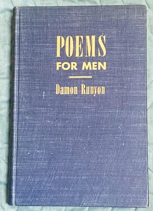 Item #75000 Poems for Men. Damon Runyon
