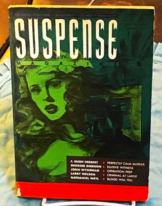 Item #75134 Suspense Magazine, Summer 1951. John Wyndham Georges Simenon, Others, Ambrose Bierce