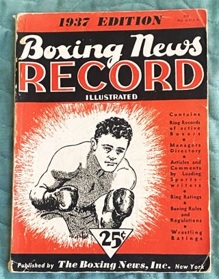 Item #75179 1937 Boxing News Record Illustrated. George Winn