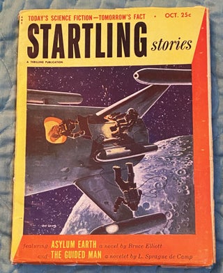 Item #75246 Startling Stories, October 1952. L. Sprague De Camp Bruce Elliott, others, Stanley...