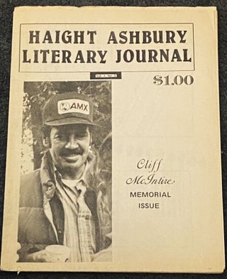 Item #75403 Haight Ashbury Literary Journal, Volume 1, No. 5, Cliff McIntire Memorial Issue....