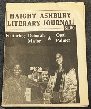 Item #75404 Haight Ashbury Literary Journal, Volume 1, Number 6, featuring Deborah Major & Opal...