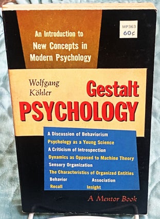 Item #75449 Gestalt Psychology. Wolfgang Kohler