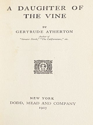 A Daughter of the Vine