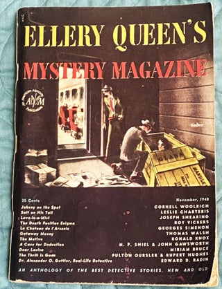 Item #75797 Ellery Queen's Mystery Magazine, November 1948. Leslie Charteris Cornell Woolrich,...
