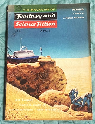 Item #75808 The Magazine of Fantasy and Science Fiction April 1955. Lord Dunsany Richard...