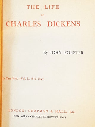 The Life of Charles Dickens, 2 volume set, The Gadshill Edition
