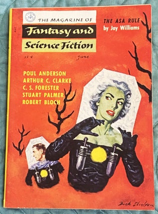 Item #76178 The Magazine of Fantasy and Science Fiction, June 1956. Arthur C. Clarke C S....