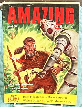 Item #76288 Amazing Stories, March 1954. Eric Frank Russell Fredric Brown, others