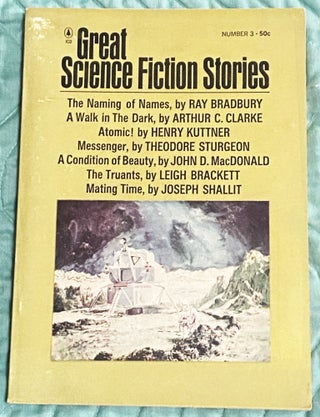 Item #76661 Great Science Fiction Stories Number 3. Jim Hendryx, Arthur C. Clarke Ray Bradbury,...