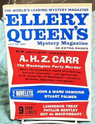 Item #77111 Ellery Queen's Mystery Magazine July 1964. John A H. Z. Carr, Stuart Palmer Ward...