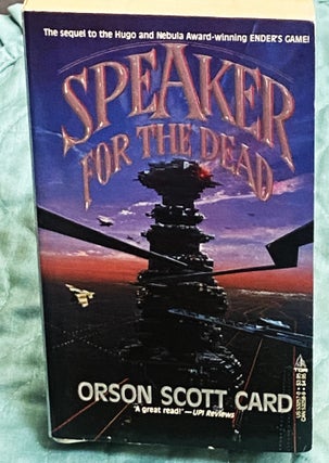 Item #77278 Speaker for the Dead. Orson Scott Card