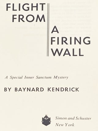 Flight from a Firing Wall