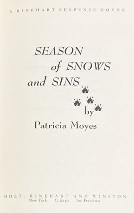 Season of Snows and Sins