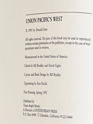 Union Pacific's West