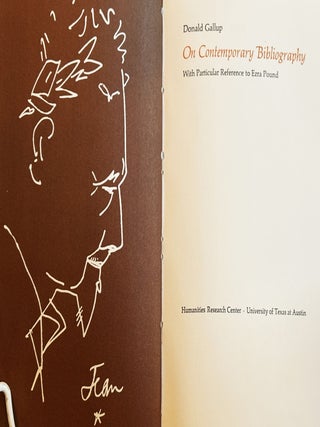 On Contemporary Bibliography, with Particular Reference to Ezra Pound