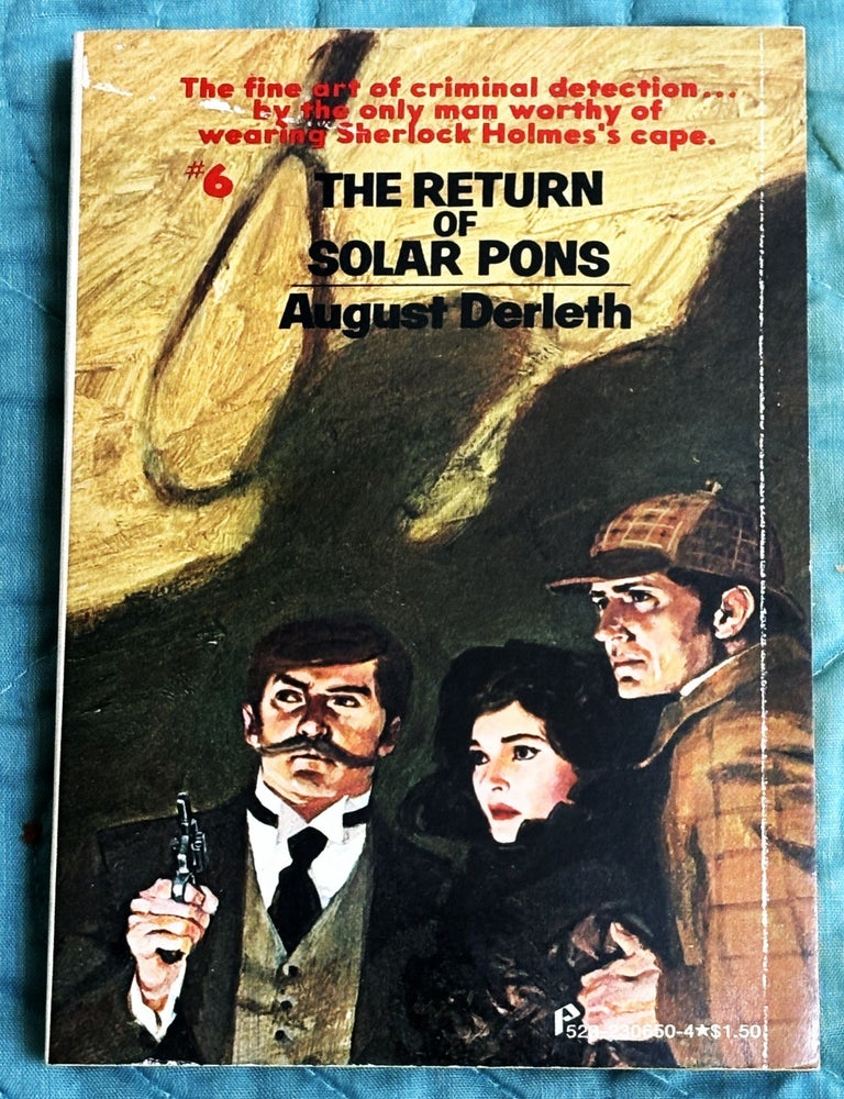 Item #79834 The Return of Solar Pons. August Derleth.