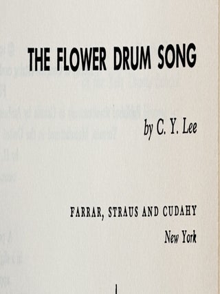 The Flower Drum Song