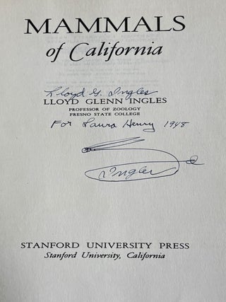 Mammals of California