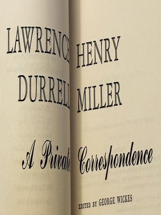 A Private Correspondence