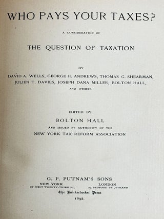 Who Pays Your Taxes? A Consideration of The Question of Taxation