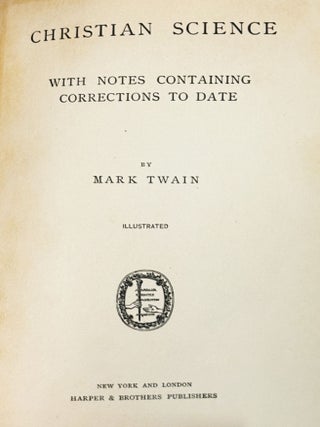 Christian Science with Notes Containing Corrections to Date