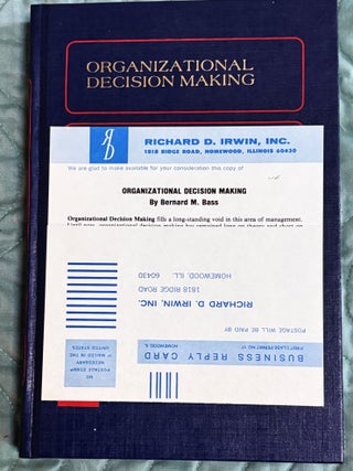 Organizational Decision Making