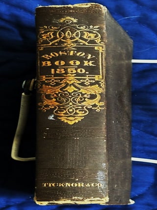 Item #81144 The Boston Book. Being Specimens of Metropolitan Literature. James T. Fields
