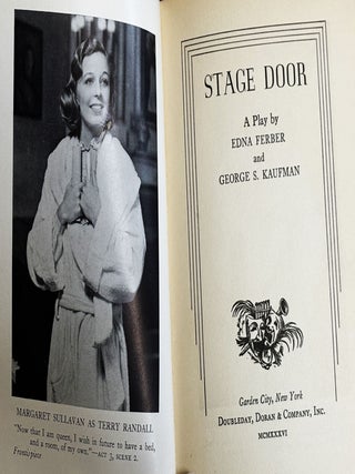 Item #81569 Stage Door. Edna Ferber, George S. Kaufman