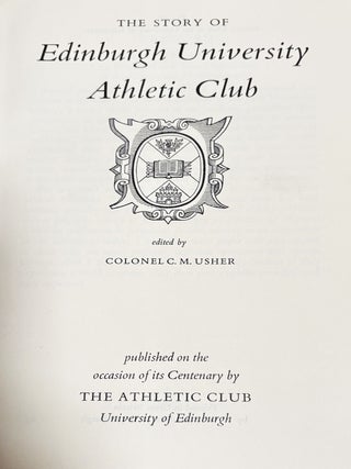 The Story of Edinburgh University Athletic Club