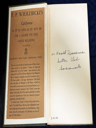 California As it Is & As It May Be or a Guide to the Gold Region