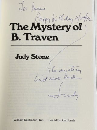 The Mystery of B. Traven