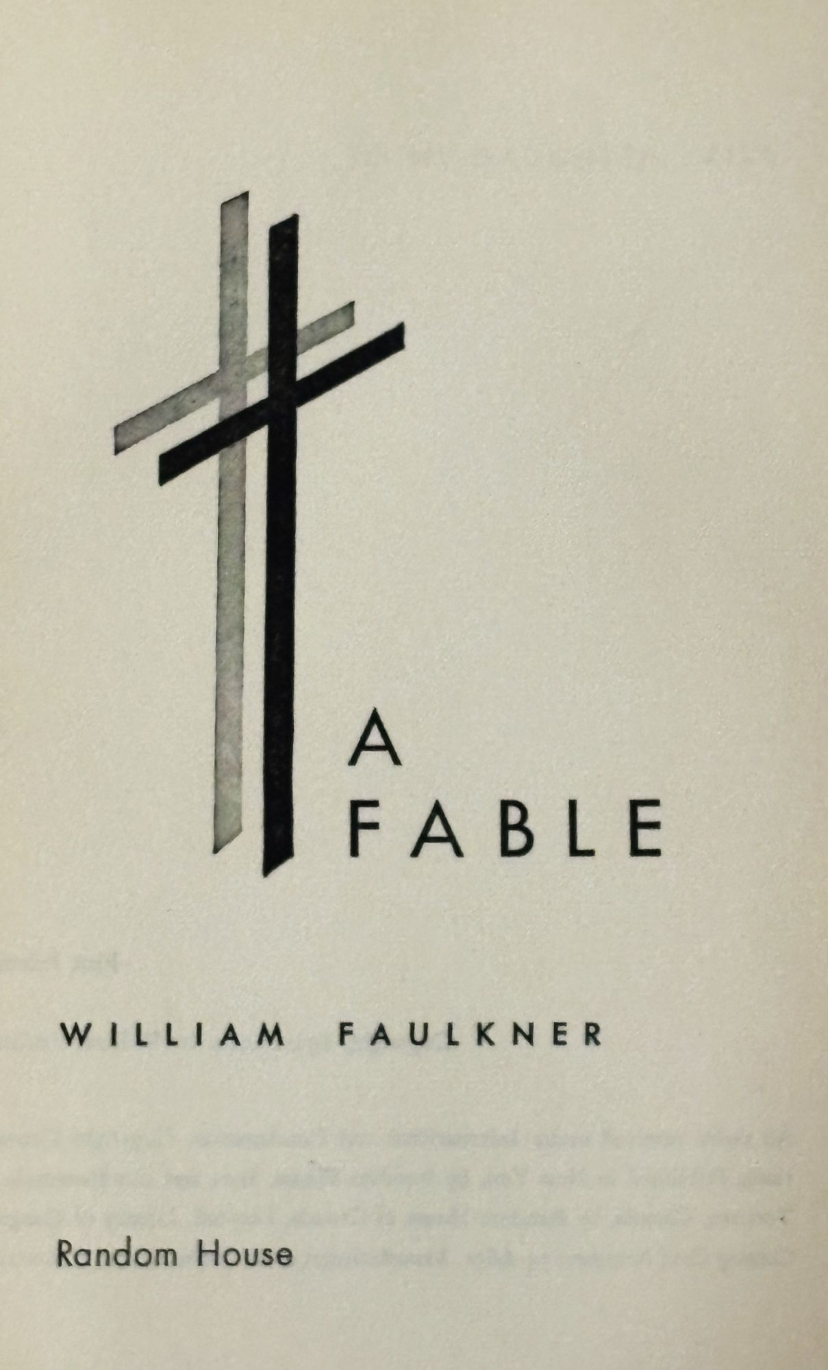 A Fable | William Faulkner