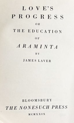 Love's Progress, or The Education of Araminta