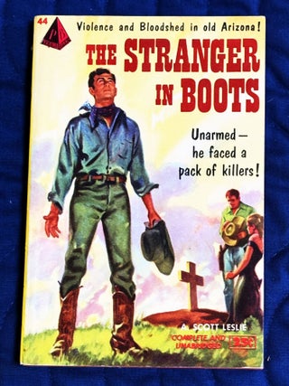 Item #82089 The Stranger in Boots. A. Scott Leslie