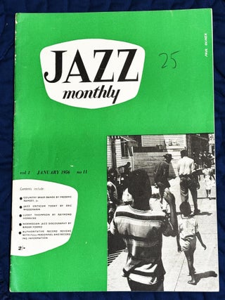 Item #82390 Jazz Monthly, The Magazine of Intelligent Jazz Appreciation, January 1956, Volume 1,...