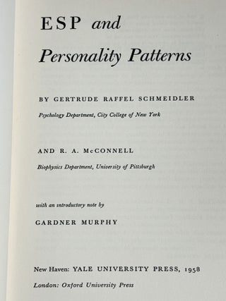 ESP and Personality Patterns