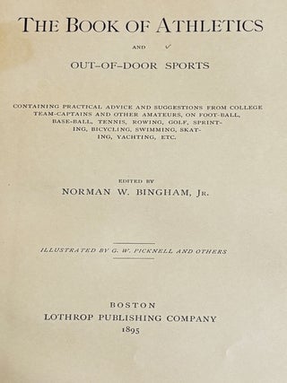 The Book of Athletics, and Out-of-Door Sports