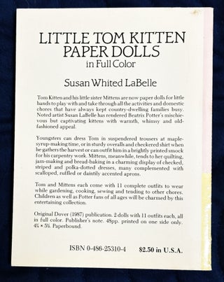 Little Tom Kitten Paper Dolls in Full Color