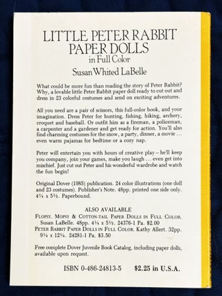 Little Peter Rabbit Paper Dolls in Full Color