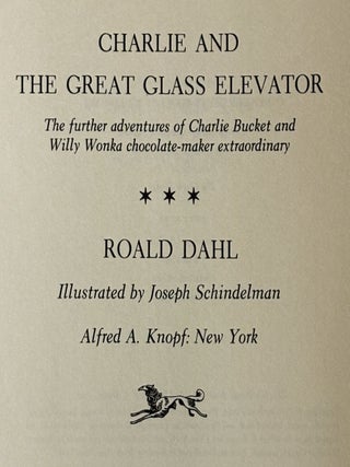 Charlie and the Great Glass Elevator