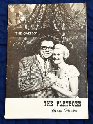 Item #82969 The Playgoer, Geary Theatre, "The Gazebo" featuring Tom Ewell, Jan...