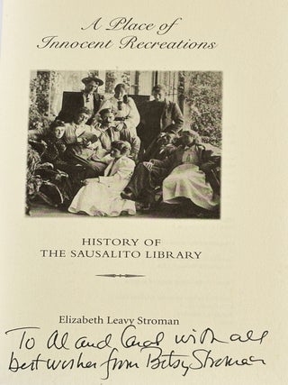 A Place of Innocent Recreations, History of The Sausalito Library