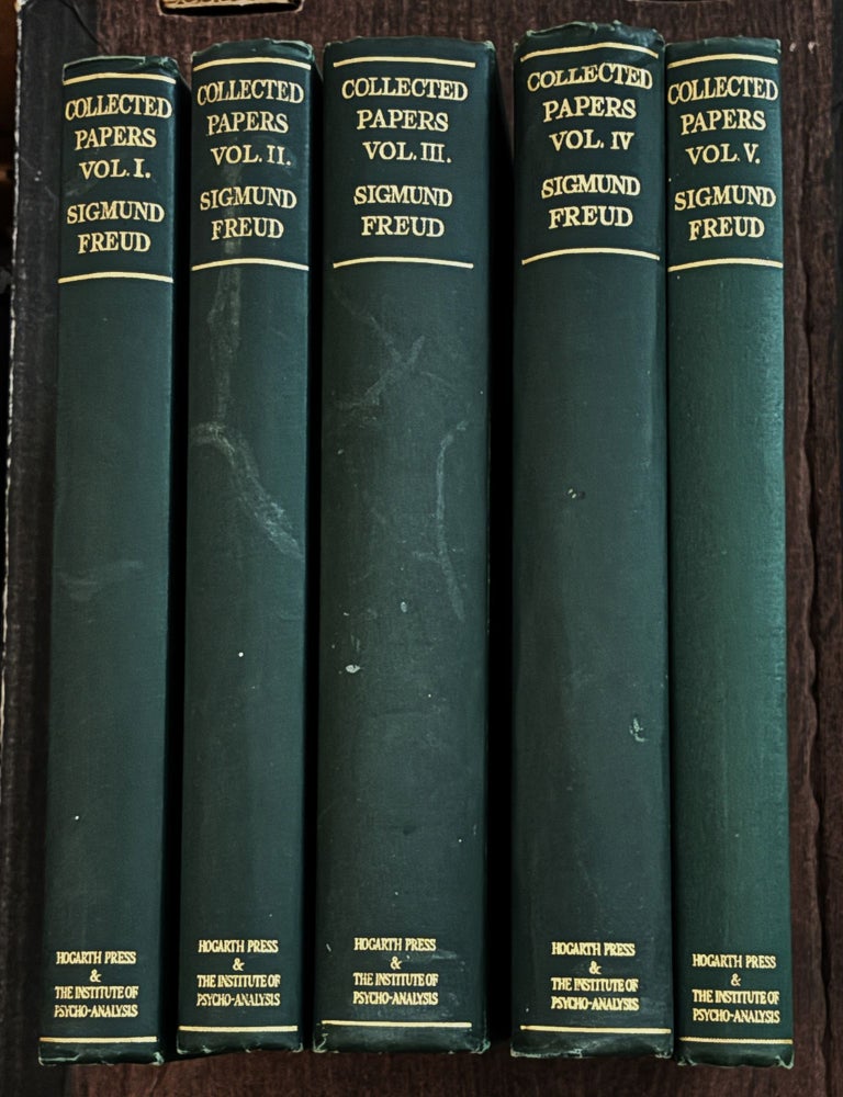 Item #83064 Collected Papers, Volumes 1-5. M. D. Sigmund Freud, L. L D.