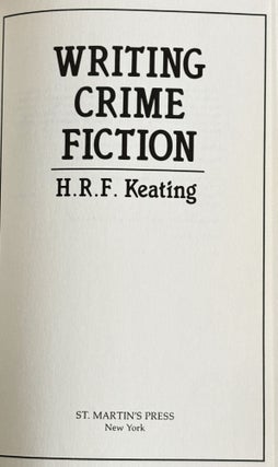 Writing Crime Fiction