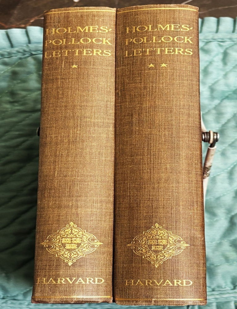 Item #83362 Holmes-Pollock Letters - The Correspondence of Mr. Justice Holmes and Sir Frederick Pollock 1874-1932 - 2 Volumes. Mark DeWolfe Howe.