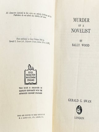 Murder of a Novelist