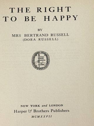 The Right to Be Happy